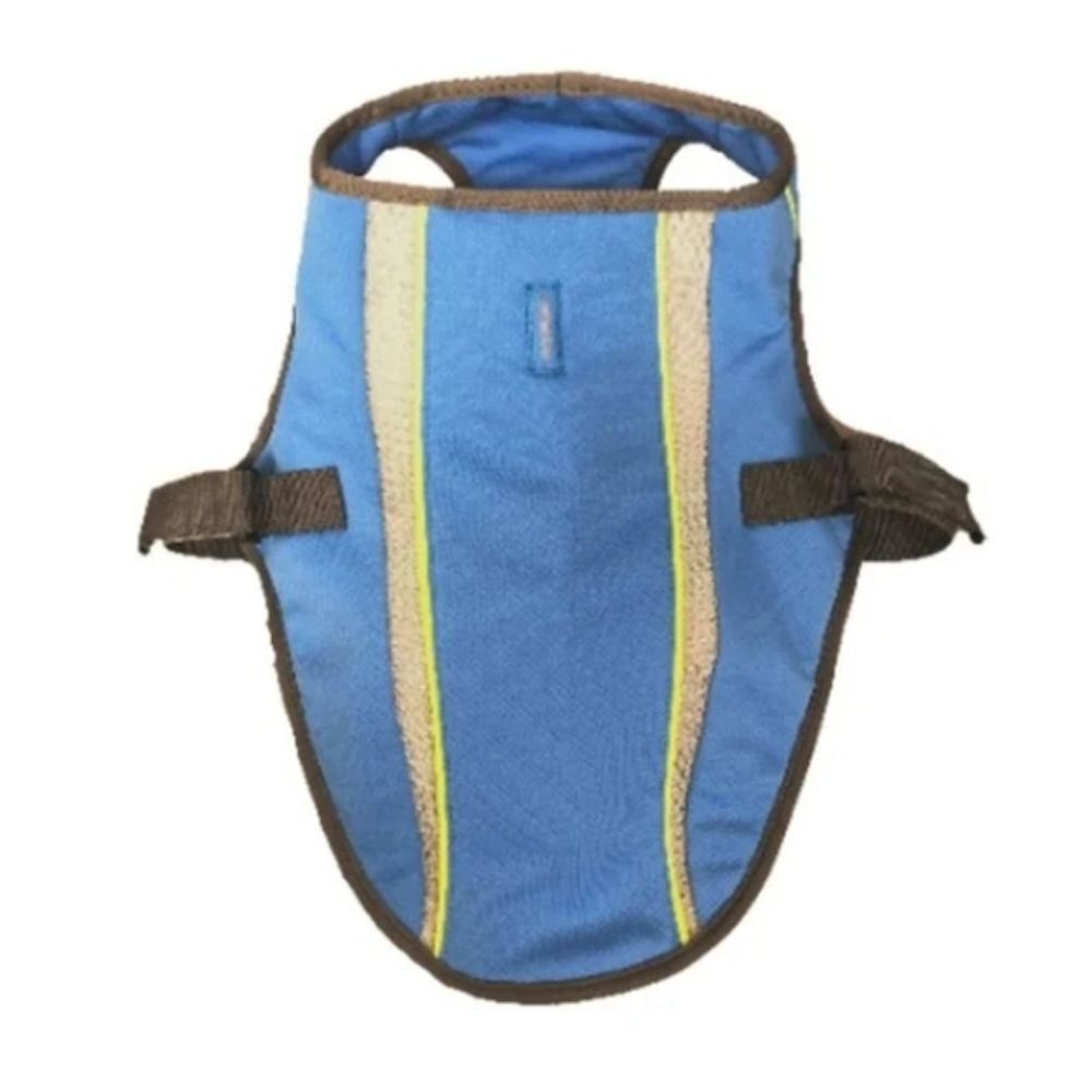 🆕️🦺Hydro Dogz UV Cooling Vest - Blue/Gray/Yellow, Sm